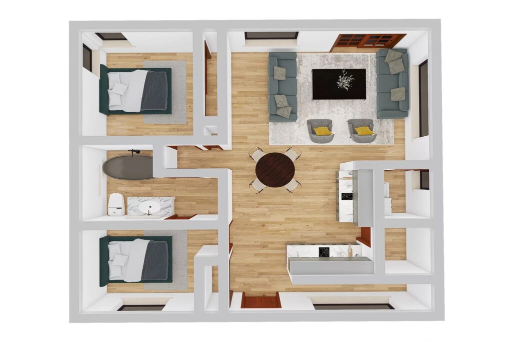 2 Bed Appartement