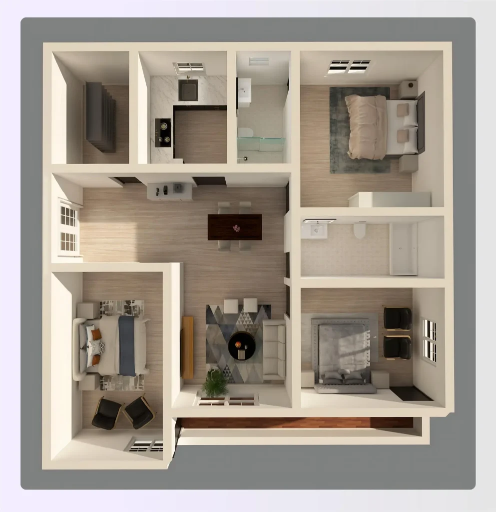 3 Bed Appartment
